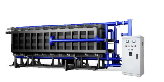 Μηχανή κατασκευής στεφανιστικών πλακών από αφρό πολυστυρενίου