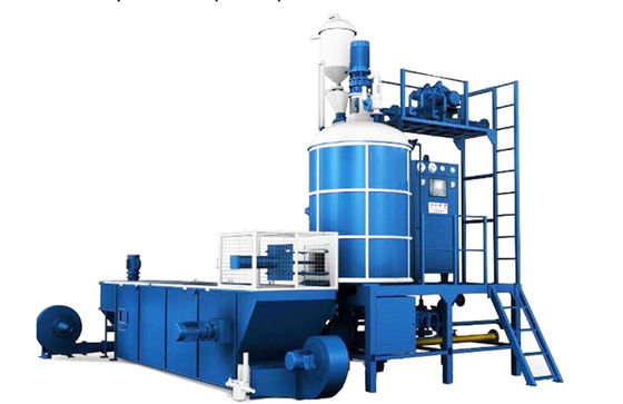 Ηλεκτρονική γραμμή παραγωγής μηχανών κατασκευής προφωτισμένης πλακέτας EPS Foam Block Batch