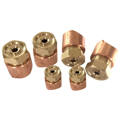 Ψεκάζοντας ακροφύσιο υδροσωλήνων ατμού ανταλλακτικών μηχανών ορείχαλκου χαλκού