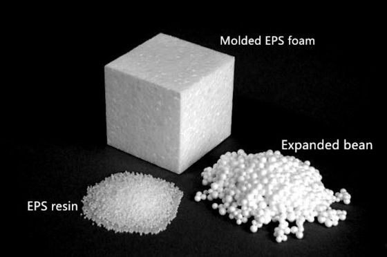 Αδύναμα στεγνά επεκταμένα χάντρες polystyrene χάντρες προεκτατική μηχανή χάντρες 0,34 ~ 3,2 mm